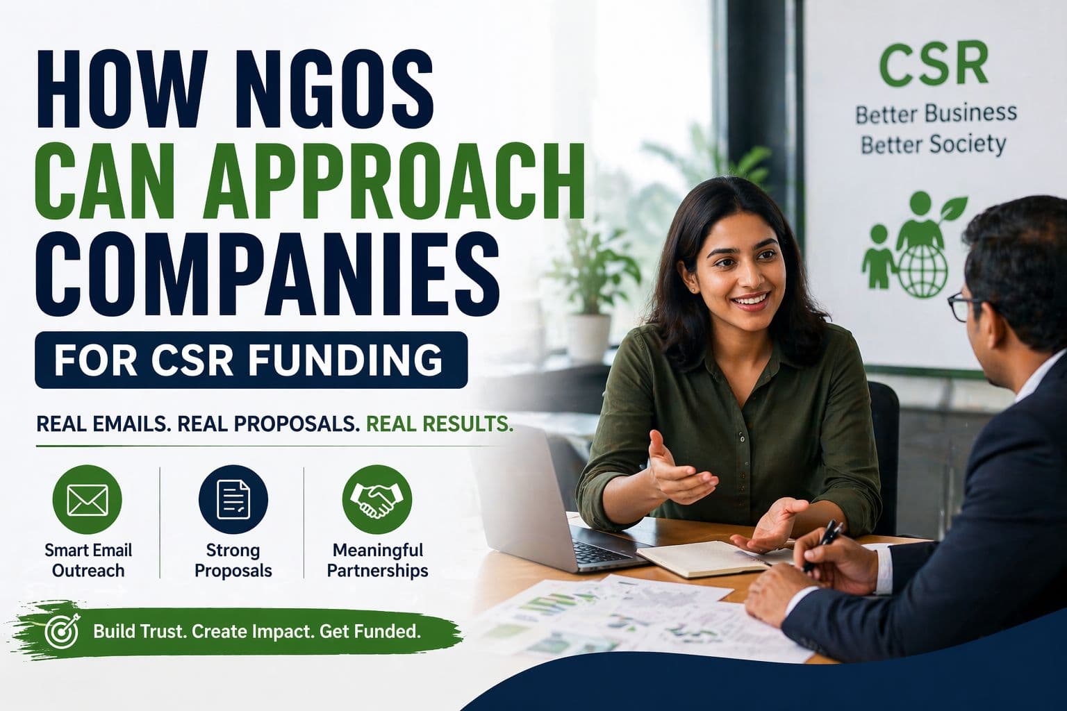 How NGOs Can Approach Companies for CSR Funding (With Real Email & Proposal Examples)