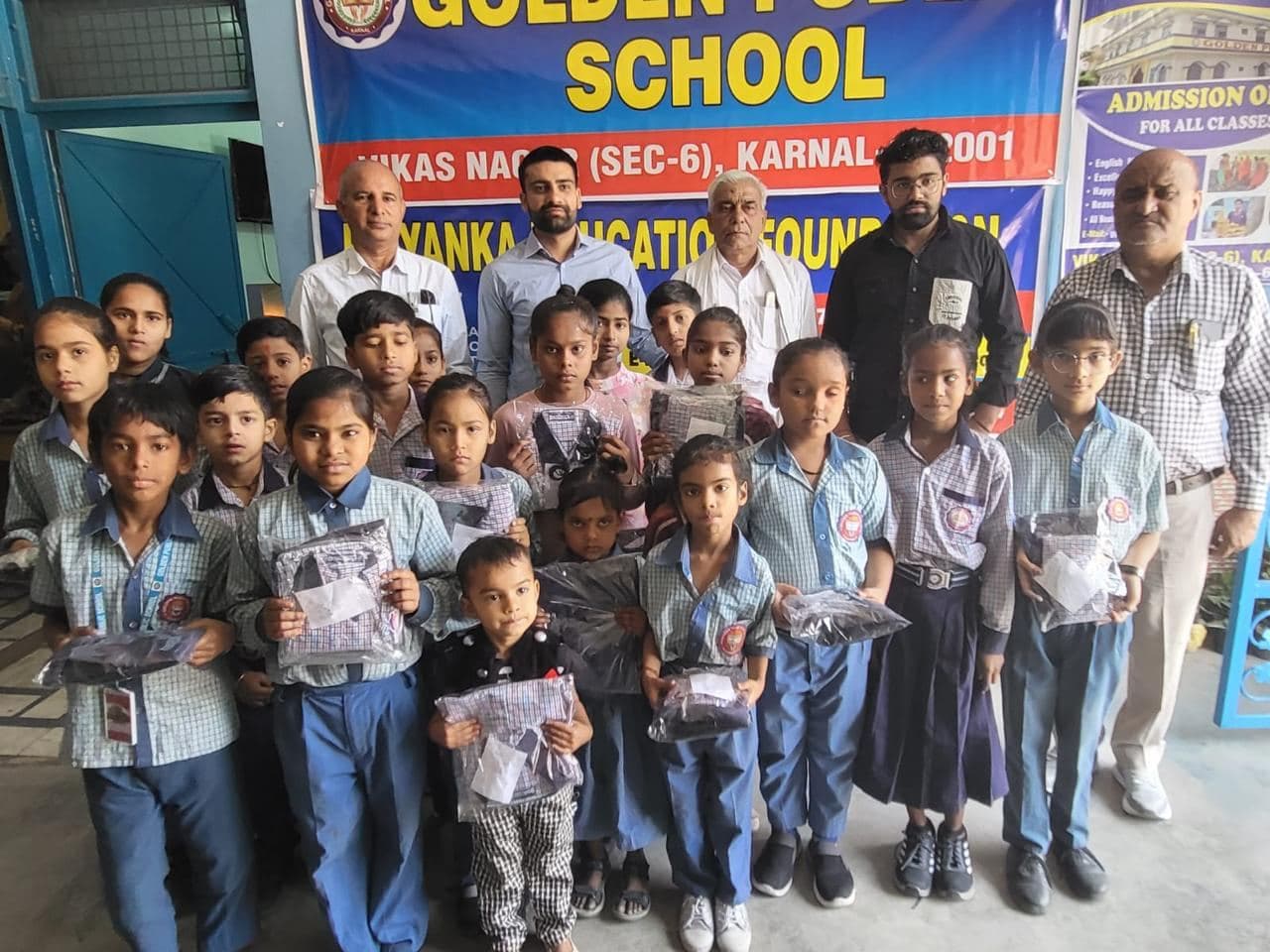 50 School Bags for 1st to 5th Class Students in Karnal